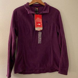 The North Face Women's TKA 100 Microvelour Fleece Quarter Zip Top